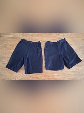 Cat & Jack Navy Flat-Front Boys Shorts Size 7